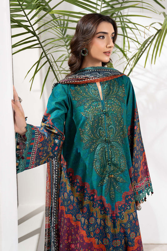 3 Piece Embroidered Cambric Suit