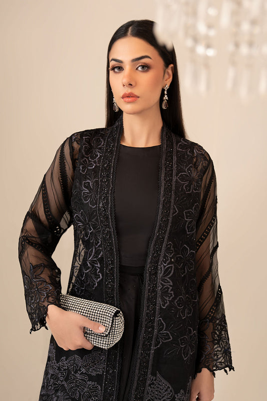 4 Piece Embroidered Organza Suit