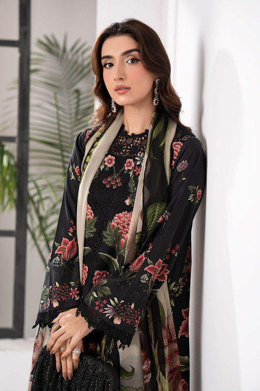 3 Piece Embroidered Cambric Suit