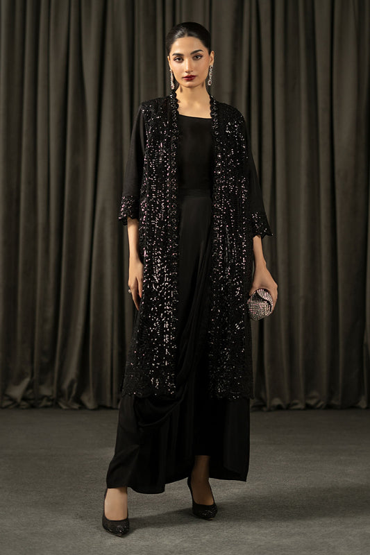 3 Piece Embroidered Organza Suit