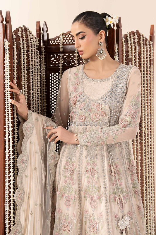 3 Piece Embroidered Net Suit